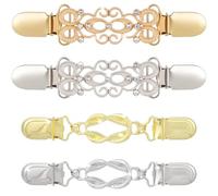 Joez Wonderful Clip per abiti sul retro, clip vintage in vita, clip per cappelli, vestiti, camicie, scialle, cardigan, da donna, Normal, Metallo, Nessuna pietra preziosa