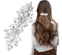 Joez Wonderful Fermagli per capelli da sposa con strass, accessori per capelli da donna, forcine per capelli con cristalli scintillanti, fermagli per capelli fantasia, per matrimoni, spose, capelli