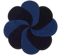 Joez Wonderful Toppe per gomiti per maglioni, 8 pezzi, da cucire, per riparare tessuti, ovali, gomiti, ginocchia, piumini, camicie, pantaloni, cappotti, vestiti, fori di fissaggio