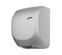 Jofel - Asciugamani ottico ad alte prestazioni (400 Km/h) 1400W, asciuga in 10 secondi, asciugamani automatico, filtro Hepa, antivandalo, AVE Robusto alloggiamento in ABS AA19300 Argento
