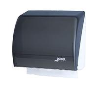 Jofel - Distributore di asciugamani per il viso, Distributore di asciugamani a parete, Combi: 400 asciugamani a zig zag o rotolo da 90 m Custodia in ABS, Azzurro AH45000, San fume