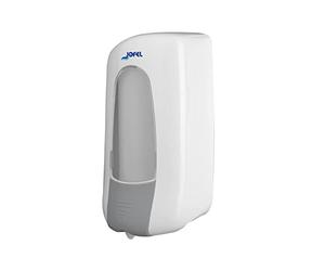 Jofel - Distributore di sapone per montaggio a parete, ricaricabile con cartucce di schiuma e gel da 1 litro, valvola anticorrosione e antigoccia, contenitore in ABS, Aitana AC73000