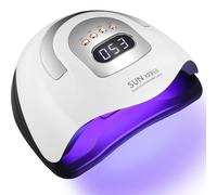 JOFLVA 380W Lampada UV LED Unghie, Professionale Semipermanente Curare Rapidamente Pedicure Fornetto Unghie per Tutti i Smalti, Automatico Sensore e Schermo 4 Timer per Manicure a Casa e in Salone