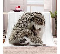 JOGAMA Coperta Plaid Matrimoniale 180x200 Riccio, 3D Stampata Coperte Flanella Simpatici Animali, Fluffy E Termica Coperta Pile, Morbida Blanket Coperta Divano