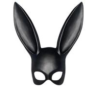 Jogestyle - maschera con orecchie da coniglio - nero