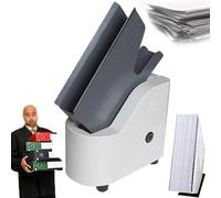 Jogger di carta elettrico, Finitore di carta commerciale, Sorter desktop da 18.000 rpm con rimozione statica e cestino da 500 fogli, Macchina di ordinamento automatico della carta per ufficio e banca