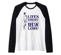 Jogger Lifes Short, Run Long Maglia con Maniche Raglan