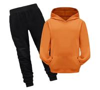 Jogger Tuta Autunno Inverno Bambini Abbigliamento Sportivo 2 pezzi Neonati maschietti Completa Set di felpa con cappuccio e Joggers Felpe Ragazzi Pantaloni per Ragazze