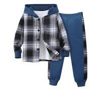 Jogger Tuta Autunno Inverno Bambini Abbigliamento Sportivo In Cotone per vestibilità ampia due pezzi casual Set di Felpe alla Moda Pantaloni Sopra e Sotto Bambino Elegante Felpa Joggers da gioco Regal