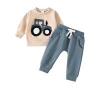 Jogger Tuta Autunno Inverno Bambini Completo T Shirt Pantalone da Calcio Ragazzo Felpa A Maniche Lunghe Primavera Sportiva Set di Abbigliamento per Jogging,la Casa,Scuola, Spesa