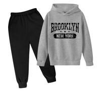 Jogger Tuta Autunno Inverno Bambini Completo T Shirt Pantalone Set Di Felpe Per Ragazzo E Bambine Da 2 Pezzi Costume Giacche Pantaloni Con Tasca Sportswear Multi Color Ragazzi Ragazze Sportiva