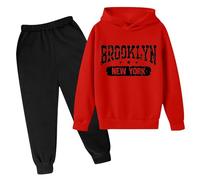 Jogger Tuta Autunno Inverno Bambini Completo T Shirt Pantalone Set Di Felpe Per Ragazzo E Bambine Da 2 Pezzi Costume Giacche Pantaloni Con Tasca Sportswear Multi Color Ragazzi Ragazze Sportiva