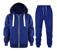 Jogger Tuta Autunno Inverno Bambini Ragazzi Felpa con Cappuccio Set da Calcio Ragazzo Maniche Lunghe Girocollo E Pantaloni Moda Manica Lunga Tute Sportive 2-14 Anni