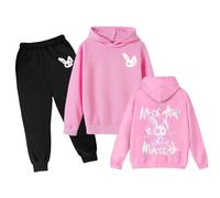 Jogger Tuta Autunno Inverno Bambini,Ragazzi Felpa Pullover Set Ragazzi E Pantaloni da Jogging Giacche con Tasca Ragazze Abbigliamento Moda Manica Lunga per Regalo