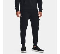 Jogger Under Armour Rival Fleece Cargo da uomo Nero / Bianco S