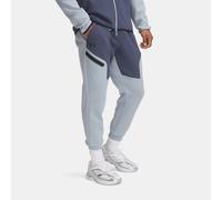 Jogger Under Armour Unstoppable Fleece da uomo Downpour Grigio / Harbor Blu / Nero XL