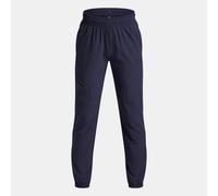 Jogger Under Armour Unstoppable Woven da ragazzo Washed Blu Marino / Nero YSM (127 - 137 cm)