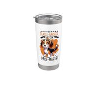 Jogging con Beagle-Harrier Bicchiere termico in acciaio inox doppia parete