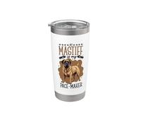 Jogging con il mastino assiro Bicchiere termico in acciaio inox doppia parete