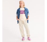 Jogging oversize in felpa Beige 12 anni - 150 cm Tinta unita