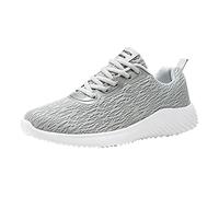 Joggingschuhe Herren Turnschuhe Berufsschuhe Sportschuhe Moda Vielseitig Freizeitschuh Schuhe Joggingschuhe Mit Weich Dicke Sohle Atmungsaktiv Outdoor SchnüRer Walkingschuhe Lange Reise, grigio, 41 EU