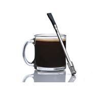 JoGo - L'Originale Cannuccia per Caffè e Tè - Macchina Portatile con Filtro Monodose in Acciaio Inox - Funzione Filtro per Birra Calda e Fredda - Cannuccia Yerba Mate per Foglie di Tè