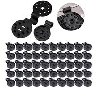 Jogoico 100 Pezzi Clip in Plastica per Telo Ombreggiante, Clip di Fissaggio Speciale con Occhiello, Clip di Stoffa Dell'ombra, Accessori in Tessuto Ombreggiante per Serra Piante Rete Parasole Giardino