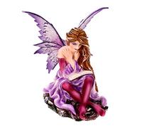 Joh. Vogler GmbH Piccola fata Litera Legge Libro della Vita 15 cm Figura Scultura Angelo Fairy Elfo dipinto a mano