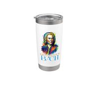 Johan Sebastian Bach Retrò Bicchiere termico in acciaio inox doppia parete