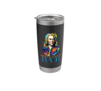 Johan Sebastian Bach Retrò Bicchiere termico in acciaio inox doppia parete