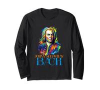 Johan Sebastian Bach retrò Maglia a Manica