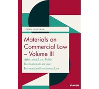 Johan Vannerom Materials on Commercial Law - Volume III (Tascabile)