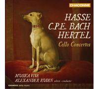 Johann Adolf Hasse Hasse/C.P.E. Bach/Hertel: Cello Concertos (CD) Album