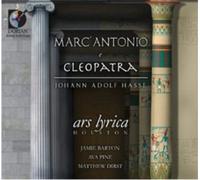 Johann Adolf Hasse Johann Adolf Hasse: Marc' Antonio E Cleopatra (CD) Album