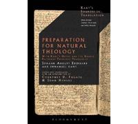 Johann August Eberhard Preparation for Natural Theology (Tascabile)