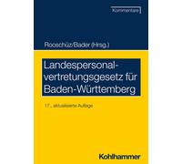 Johann Bader Brigitte Gerstner- Landespersonalvertretungsgesetz Fur (Tascabile)