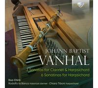 Johann Baptist V Johann Baptist Vanhal: 3 Sonatas for Clarinet & Harpsichor (CD)