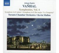 Johann Baptist Vanhal Symphonies Vol. 4 (Mallon, Toronto Co) (CD) Album