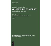 Johann Christop Ausgewählte Werke, Bd 8/Tl 2, Ausgaben deutsc (Copertina rigida)