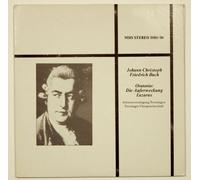 Johann Christoph Friedrich Bach: Oratorio: Die Auferweckung Lazarus / Solistenvereinigung Trossingen Trossinger Chorgeneinschaft