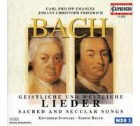 Johann Christoph Friedrich Bach Sacred and Secular Songs (Schwarz, Bauer) (CD)