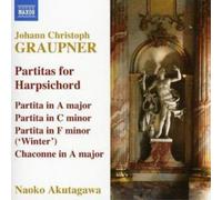 Johann Christoph Graupner Partitas for Harpsichord (Akutagawa) (CD) Album