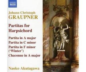 Johann Christoph Graupner Partitas for Harpsichord (Akutagawa) (CD) Album