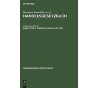 Johann Georg Helm Anhang VI nach § 452 (Copertina rigida)