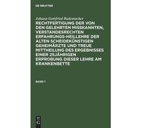 Johann Gottfrie Johann Gottfried Rademacher: Rechtfertigung D (Copertina rigida)