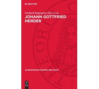 Johann Gottfried Herder (Copertina rigida) Slawistische Studien Und Texte