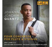 Johann Joachim Quantz Quantz: Four Concertos for Flute & Strings (CD) Album