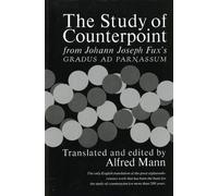 Johann Joseph Fux The Study of Counterpoint (Tascabile)