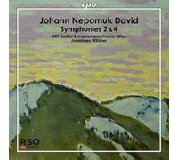 Johann Nepomuk David David: Symphonies 2 & 4 (CD) Album