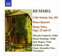 Johann Nepomuk Hum Cello Sonata Op. 104, Piano Quartet (Banda, Alexander-m (CD)
